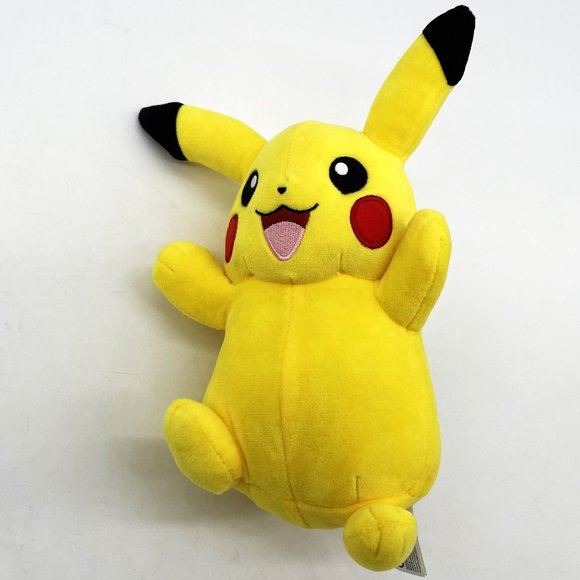 Wicked Cool Toys WCT 8" Yellow Pokemon Pikachu Plush Stuffed Animal Anime Toys - Picture 1 of 6